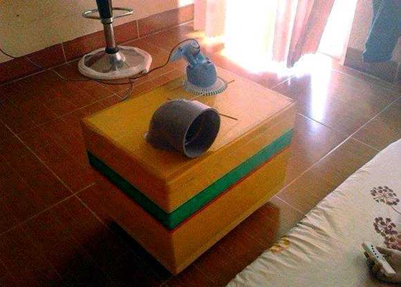 Độc chiêu chế điều hòa 200.000 của dân nghèo