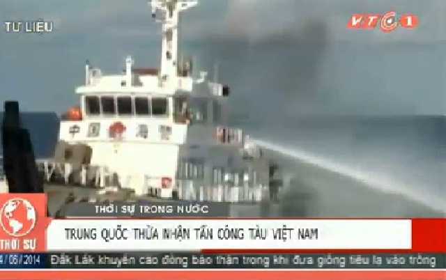 Trung Quốc lần đầu thừa nhận tấn công tàu Việt Nam