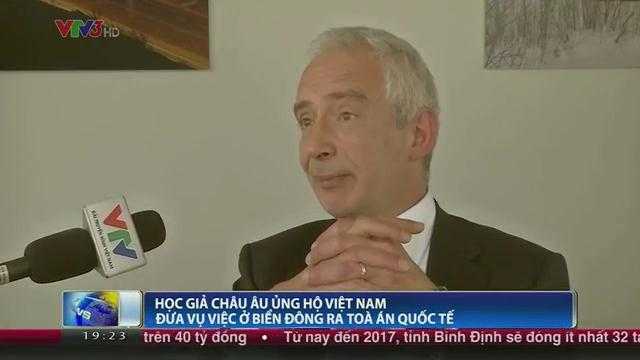 Học giả Châu Âu ủng hộ Việt Nam kiện Trung Quốc về Biển Đông