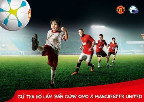 OMO và Manchester United hợp tác chiến dịch 'cứ tha hồ lấm bẩn'