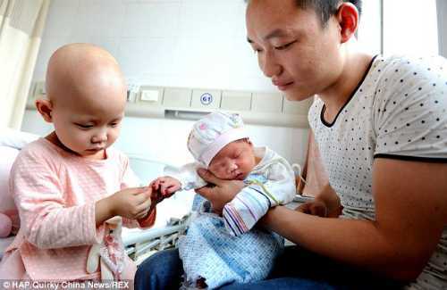 Em ra đời để cứu mạng chị