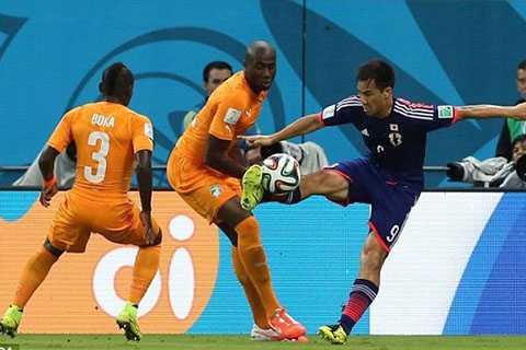 Trực tiếp World Cup 2014 bảng C: Bờ Biển Ngà - Nhật Bản