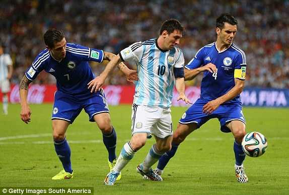 Trực tiếp: Argentina- Bosnia&Herzegovina