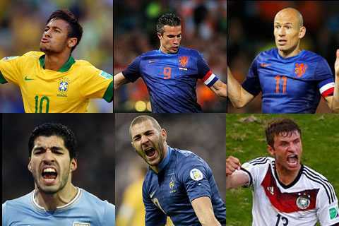 Nóng bỏng cuộc đua Giày vàng World Cup 2014
