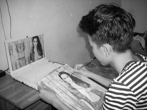 9x Việt vẽ tranh đẹp ngất ngây