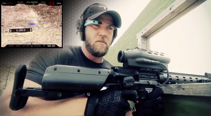 Sự kết hợp hoàn hảo giữa súng trường và Google Glass