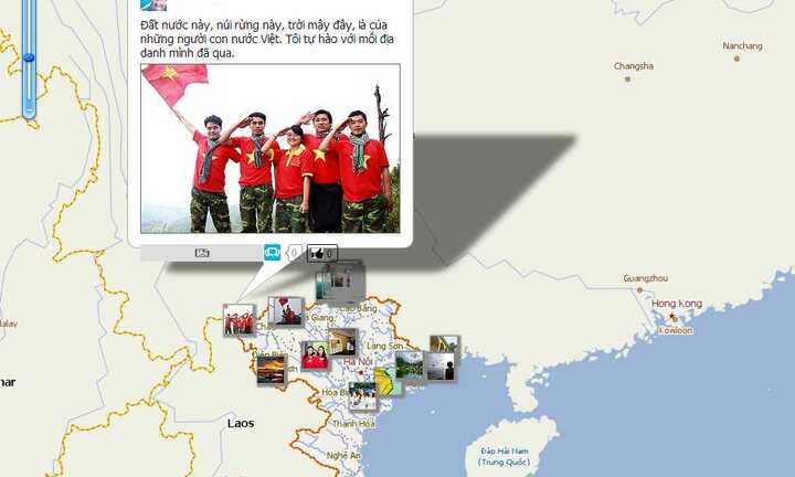Ghép 'siêu ảnh số' hình bản đồ Việt Nam