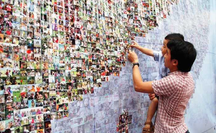 Kỷ lục bản đồ ghép nhiều ảnh gia đình nhất Việt Nam