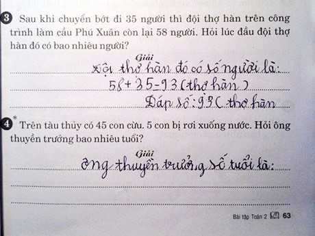 Bài toán tuổi thuyền trưởng có nguồn gốc thế nào?