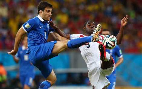 Trực tiếp vòng 1/8 World Cup 2014: Costa Rica - Hy Lạp