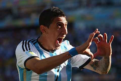 Messi, Di Maria phối hợp lập công, kéo Argentina vào tứ kết