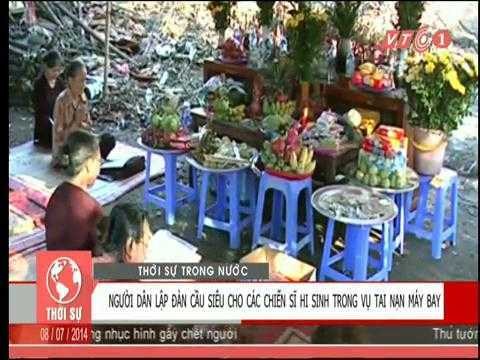 Dân lập đàn cầu siêu các chiến sỹ hy sinh vụ trực thăng rơi