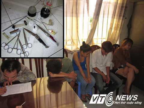 Bắt quả tang nhóm thanh niên tổ chức 'chơi' ma túy