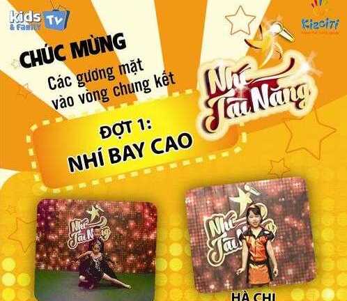 Những phần thưởng đầu tiên cho các nhí tài năng