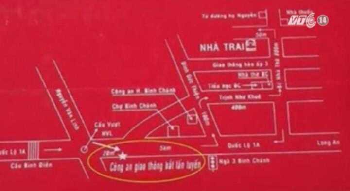 Xôn xao thiệp cưới in bản đồ cảnh báo có công an núp