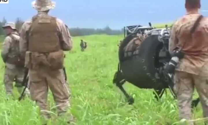 Video: Rô bốt vận chuyển biết tự đi theo binh lính