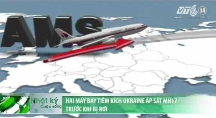 Hai máy bay tiêm kích Ukraine áp sát MH17 trước khi bị rơi