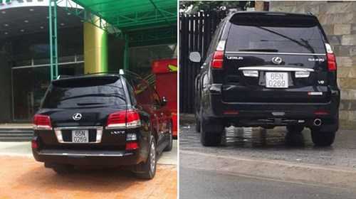 Hai xe Lexus dùng chung biển số 'nhà nghèo'
