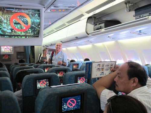 Bắt quả tang khách Hàn Quốc phì phèo thuốc lá trong buồng vệ sinh máy bay