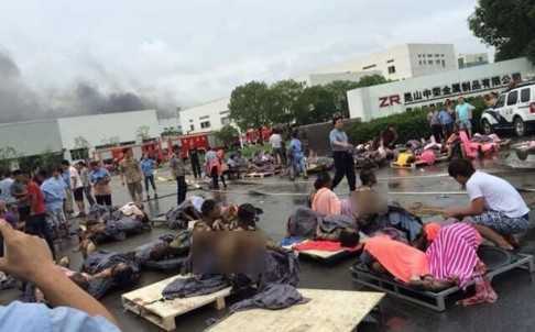 Trung Quốc nổ xưởng ô tô, 65 người chết