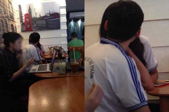 Sinh viên Sư phạm tình tứ chốn đông người