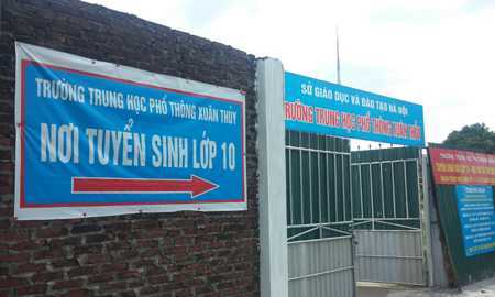 Hà Nội dừng dạy học, gỡ biển tuyển sinh một phân hiệu