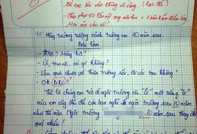 Bài Văn 0 điểm hút hàng trăm nghìn lượt like