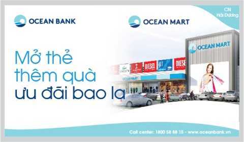'Mở thẻ thêm quà, ưu đãi bao la' tại Ocean Mart Hải Dương