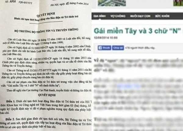 Đình bản báo Trí thức trẻ: Cơ quan chủ quản lên tiếng