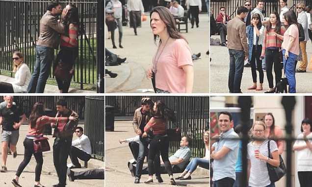 Thanh niên bị bạn gái đánh, người xem cười khẩy