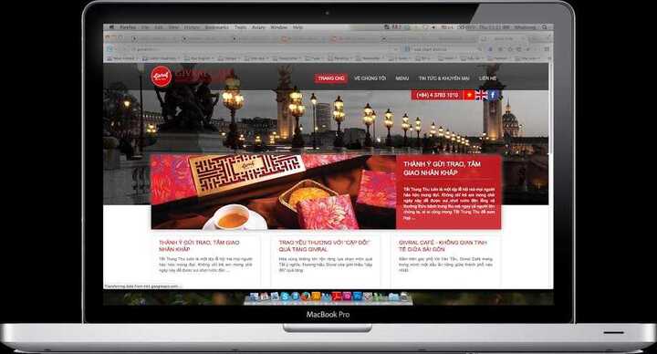 Givral Café ra mắt trang Web chính thức givralcafe.vn