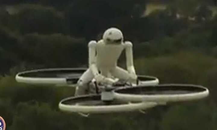 Môtô bay trong phim viễn tưởng đã xuất hiện ngoài đời