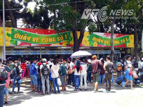 TP.HCM: Khu vui chơi nhộn nhịp ngày nghỉ lễ