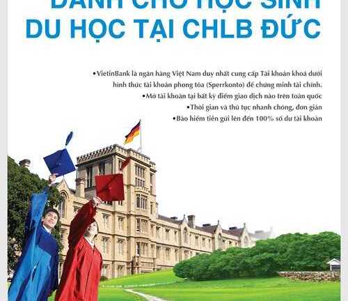 Bắt đầu hành trang du học Đức với tài khoản VietinBank