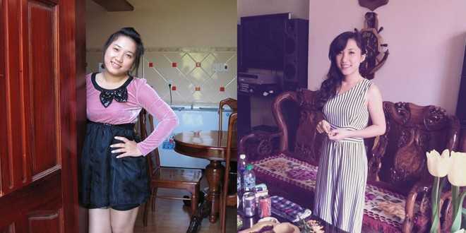Cô gái Việt giảm gần 40kg để mặc vừa váy cưới