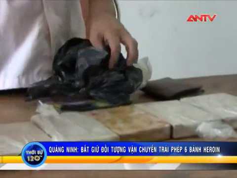 Bắt con nghiện vận chuyển 6 bánh heroin