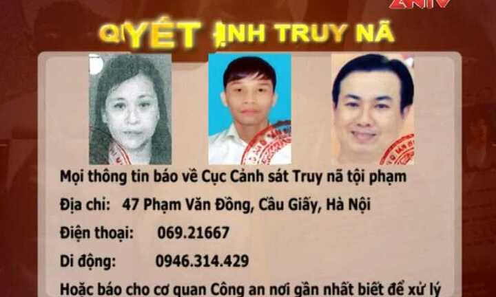Lệnh truy nã một số đối tượng nguy hiểm ngày 19/9