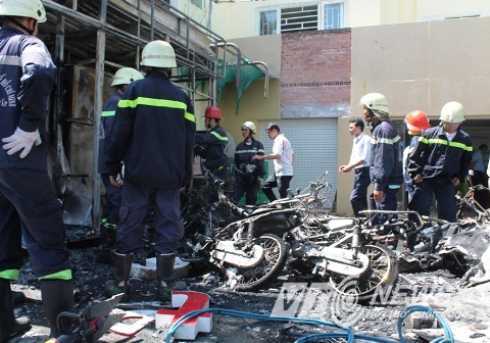 Xác định nguyên nhân phòng giao dịch Vietinbank cháy lớn