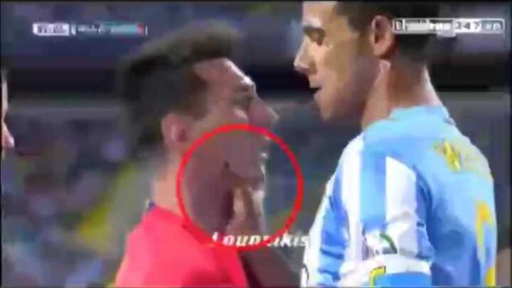 Malaga bóp má, dằn mặt Messi trong vòng cấm