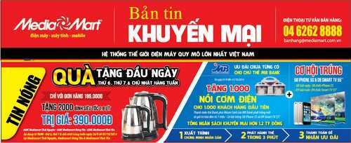 7 ngày cuối cùng xả hàng hè không lợi nhuận tại MediaMart