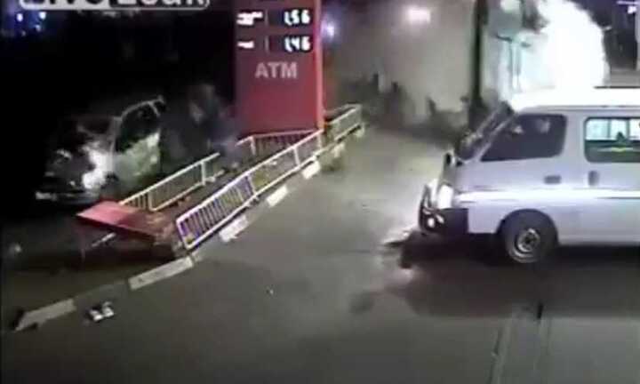 Clip: Xe 'điên' mất lái gây tai nạn thảm khốc ở cây xăng