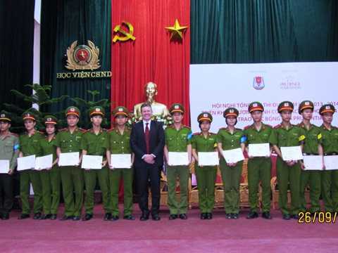 55 sinh viên xuất sắc Học viện Cảnh sát nhận học bổng