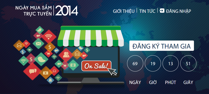 Sắp diễn ra 'Ngày mua sắm trực tuyến 2014'