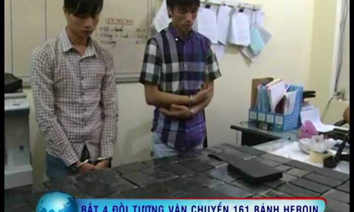 Bắt 161 bánh heroin cùng hàng 'nóng' chấn động Sơn La