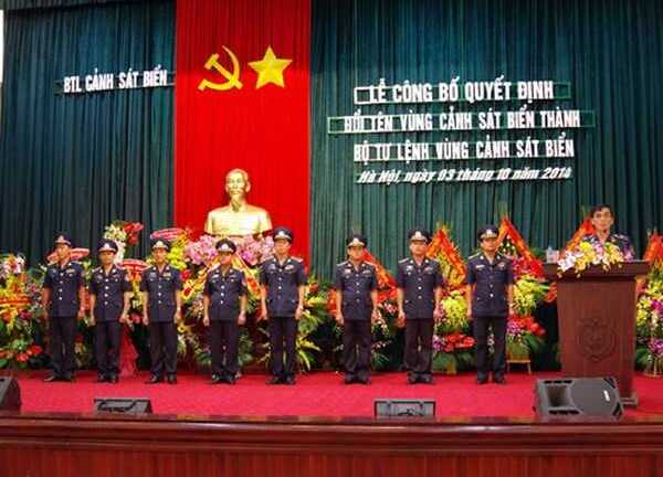 Đổi tên Vùng Cảnh sát biển