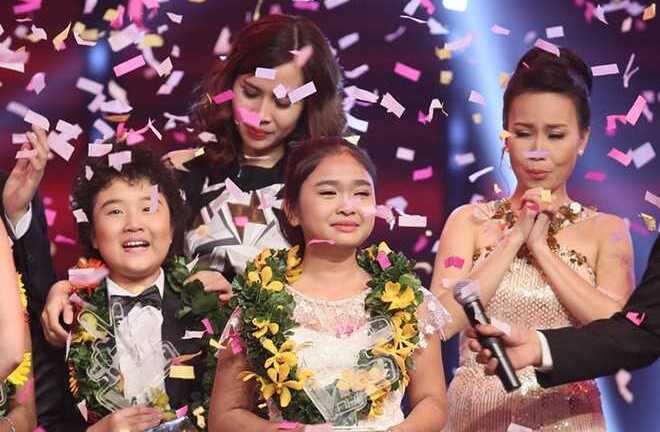Thiện Nhân đăng quang Giọng hát Việt nhí 2014