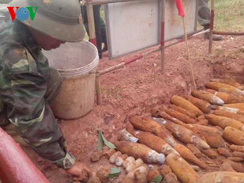 Phát hiện hầm bom đạn 'khủng' ở Quảng Trị