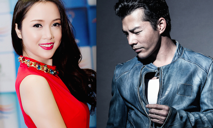 Vũ Ngọc Anh sánh đôi bên Trần Bảo Sơn