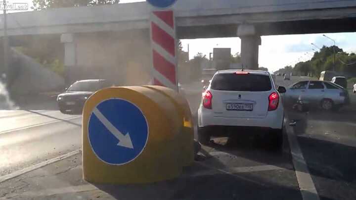 Video: Chó chạy qua đường gây tai nạn liên hoàn