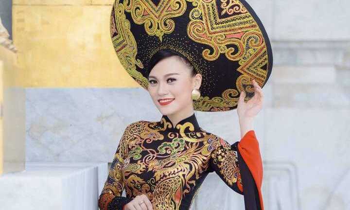 Cao Thuỳ Linh khoe sắc trong bộ áo dài đạt giải trang phục đẹp nhất